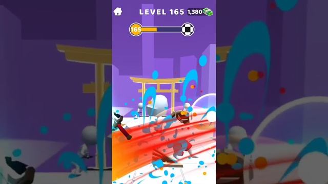 Ninja Slice Runner 3D Game | Level 165 | Sword Play! Ninja Slice Runner 3D Game YouTube Short