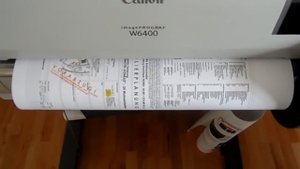 Canon IP W6400 Testdruck