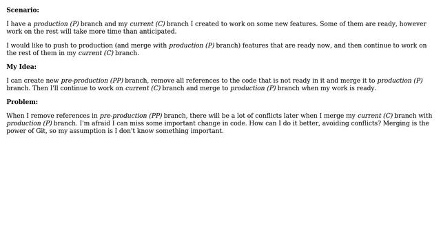 Software Engineering: How can I split work done in one branch without conflicts on merge? смотреть онлайн