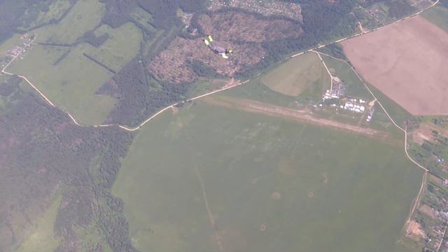 Прыжок с парашютом Скаут. 2П. Спирали