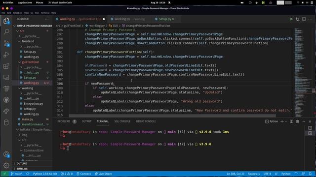#SundayProjects | Making PyQt5 GUI App for Simple Password Manager | Python Full course in Hindi