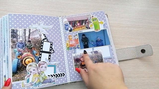 Альбом ручной работы с нестандартными фото.Скрапбукинг.SCRAPBOOK ALBUM.the album handmade.mp4 смотреть онлайн