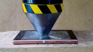 100-Тонный гидравлический пресс sharp против телефона