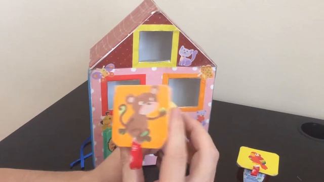 домик СОРТЕР из картона своими руками. Изучение "цветов" и животных. смотреть онлайн