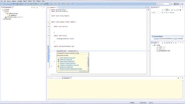 Java Applets Simple Graphics смотреть онлайн