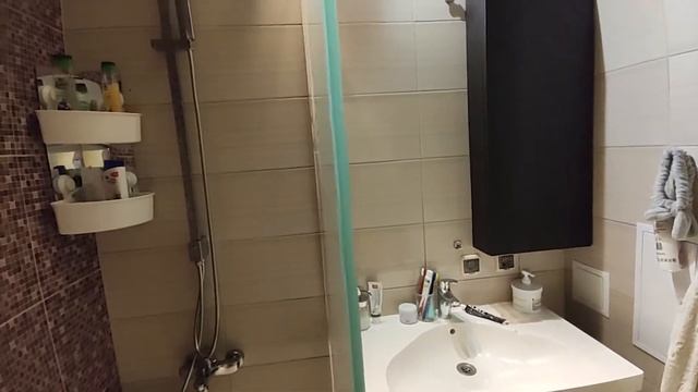 Душевая перегородка из матового стекла