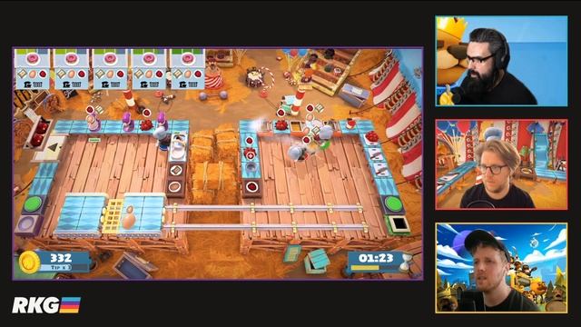 RKG Live: Overcooked 2 – Carnival of Chaos смотреть онлайн