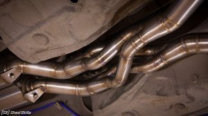 Toyota Altezza 1UZ-FE custom exhaust system with control valves