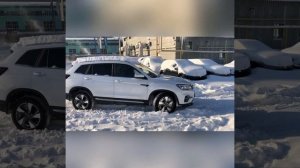 Changan CS 75 FL VS Снег