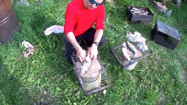Горячее копчение рыбы, с рецептом.