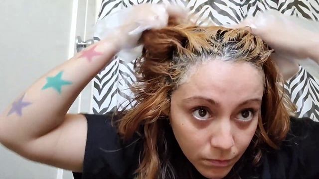 Dying my hair with Revlon 04 ultra light natural blonde at home смотреть онлайн