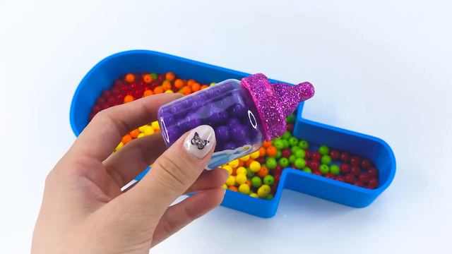 Satisfying Video l How to make Star Bathtubs into Mixing Beads Cutting ASMR   By ODD