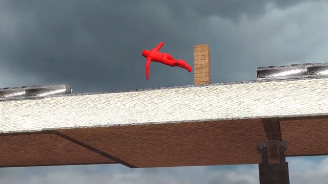 Dynamic AI Fights with Super Powers in Realistic Simulations with Active Ragdoll Physics! смотреть онлайн