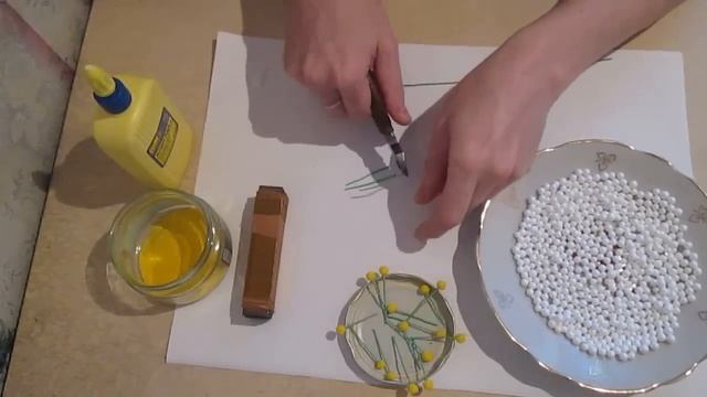 Мимоза своими руками МАСТЕР КЛАСС / Елена Шевченко