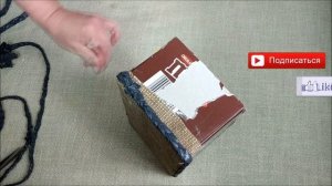 КОРЗИНКА ИЗ КАРТОННОЙ КОРОБКИ и не нужных старых вещей для хранения | Органайзер своими руками