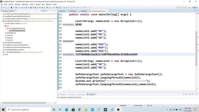How to Resolve Conflicts In Pull Request in Bitbucket | Git Merge Conflicts |Pull Request | Hindi смотреть онлайн
