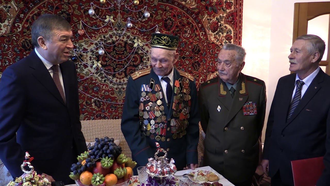 Вековой юбилей участника четырёх войн и ветерана пожарной охраны!