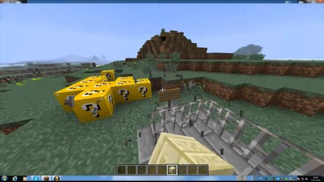 майнкрафт обзор мода лаки блок на версию 1 6 4 {1 смотреть онлайн