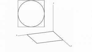 Построение эллипса по восьми точкам в прямоугольной диметрии