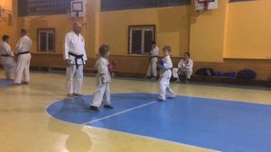 Арина на карате. Первая маленькая победа / Arina on karate. The first small victory