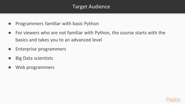 Mastering Python Data Analysis with Pandas : The Course Overview | packtpub.com