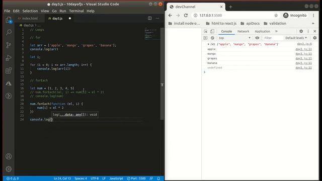 Day 3 - JavaScript Tutorial | Loops in JavaScript