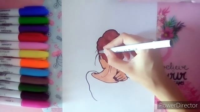 Как нарисовать девушку со спины. смотреть онлайн