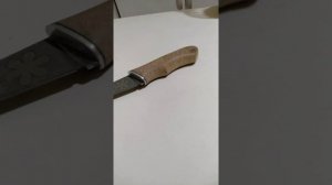 Нож из ШХ 15 и травление в хлорном железе.