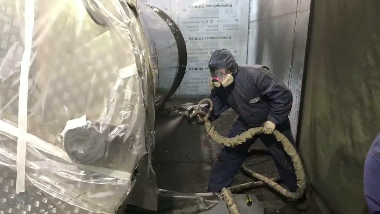 Защита металлоконструкций от коррозии полимочевиной