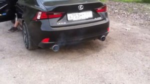 Выхлоп на Lexus is250