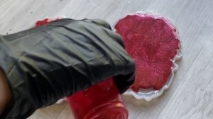 The effect of silk in epoxy resin! We continue to experiment!)