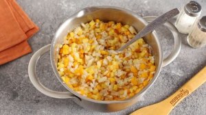 Рулет с тыквой на пару