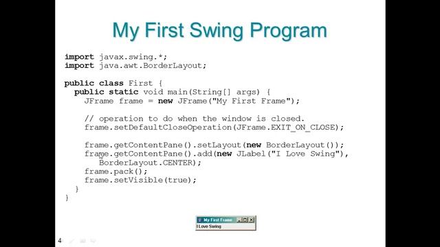 31 Java Swing Controls смотреть онлайн