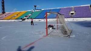 Хоккей с мячом.Высшая лига. финал в Абакане