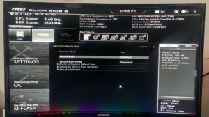 Secure boot can be enabled when system in user mode | MSI windows 11 | TPM 2.0