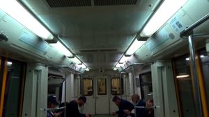 От Авиамоторной до Лефортово на электропоезде 81-740/741.4 "Русич" на БКЛ