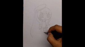 Как нарисовать персонажа из Gacha life // How to draw gacha life character // gacha // гача