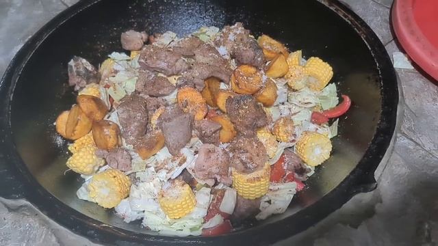 УЗБЕКСКАЯ БАСМА С КУКУРУЗОМ смотреть онлайн