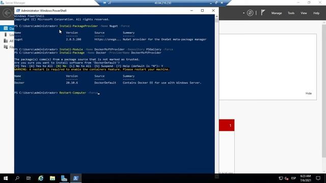 Instalación y Configuración de Docker en Windows Server 2019 смотреть онлайн