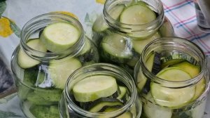 УЛЁТНОЕ АССОРТИ! Маринованные огурцы с кабачками на зиму, ХРУСТЯЩАЯ ЗАКУСОЧКА