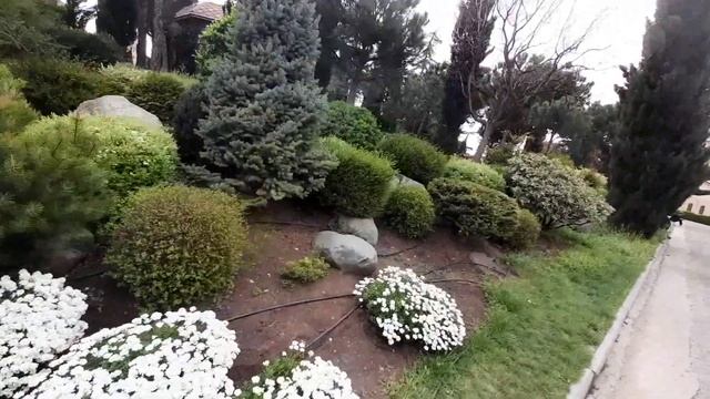 Грузия Тбилиси Храм Самеба Собор Святой Троицы Какая красотища Все цветет и благоухает Апрель 2021