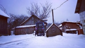 Самодельная  снегоуборочная  лопата  к  минитрактору)