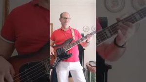 I try to play along Heroes with a Fender elite V jazz bass