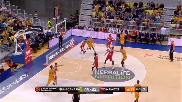 Marcus Eriksson highlights (Gran Canaria-Olympiacos: 90-67) смотреть онлайн