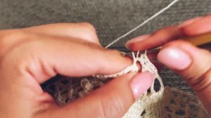 Рельефная Салфетка крючком Lira 24