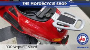 2002 Vespa ET2 50 red