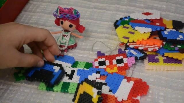 Часть 1♥ Обзор моих поделок из термомозайки много наделала))) смотреть онлайн