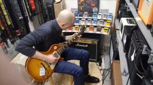 Gibson Les Paul (rus) тестируем гитару"Music Trade"