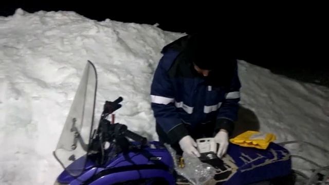 Светодиодная фара снегохода на 12000Lm. смотреть онлайн