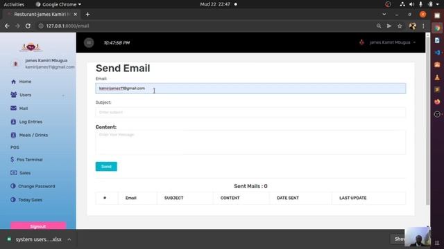 Restaurant management system in PHP смотреть онлайн